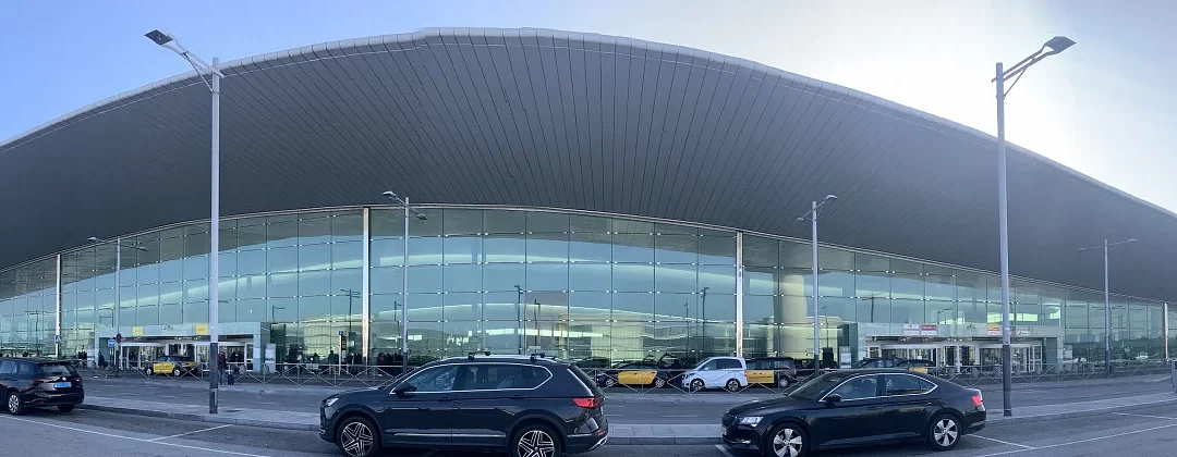 Panorámica del aeropuerto Barcelona Josep Tarradellas